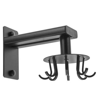 Imagem de Gancho de parede STOBAZA Swivel Hook Black Space Aluminium 13x10x5cm