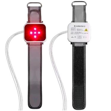 Imagem de Pulseira Terapia a Laser de Baixo Nível com 5 Lasers, Dispositivo Portátil para Alívio da Dor e Circulação, Recarregável via USB