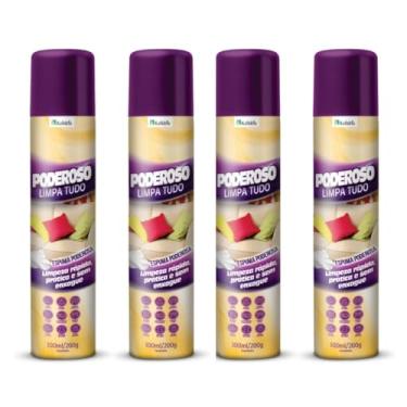 Imagem de Limpa Tudo Poderoso Espuma Mágica Tecidos Sofá Carpete 300ml 4un