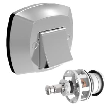 Imagem de Kit Acabamento Cromado para Válvula de Descarga, Compatível com Docol 1"1/2, com Reparo e Canopla, Cromado