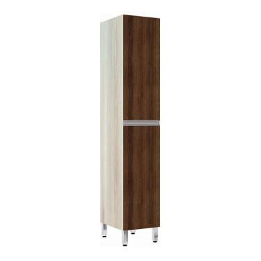 Imagem de Paneleiro 40Cm 2 Portas Lis Legno Crema Com Nogueira Dourado
