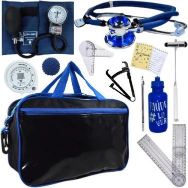 Imagem de Kit Fisioterapia Fita Imc Goniometro Grande Pequeno Fisio - Love Saude