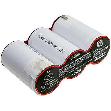 Imagem de Bateria de substituição de iluminação de emergência de 4000 mAh, compatível com 11190013V, 3SAVTD113LF, conjunto A 3 ST D 4.0/HT LB