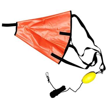 Imagem de Luzhengyang Âncora marítima compacta e corda de reboque de 9 metros para pesca de caiaque e estabilidade de passeios de barco. Drogue para barco marítimo e prancha de remo. para barcos infláveis e