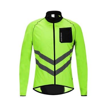Imagem de Jaqueta De Ciclismo Masculina Ultraleve Corta-Vento Refletiva Resisten