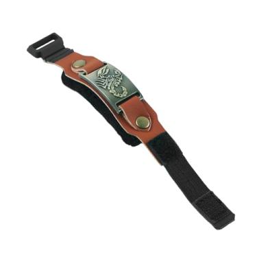 Imagem de Fockety Correia de Mudo de Corda de Guitarra, Amortecedor de Baixo de Couro PU Com Anéis de Metal Anti-uivo Redução de Ruído, para Guitarra Clássica Acústica Elétrica de 6 7 Cordas e Baixo