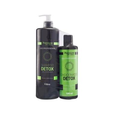 Imagem de Kit Detox Premisse Enriquecido Shampoo 1litro + Condicionador 500ml