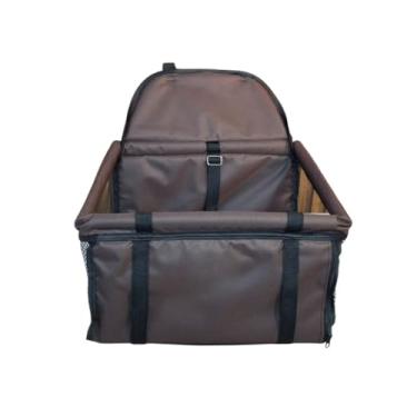 Imagem de Cadeirinha Para Pet No Carro Até 10kg, Assento De SegurançA Para CãEs E Gatos Pequenos(Marrom)