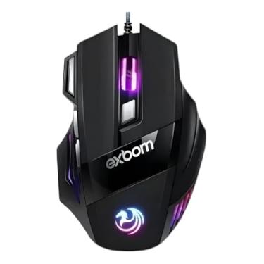 Imagem de Mouse Gamer Para Jogo 7 Botões 3.200 Dpi Óptico Led Rgb extreme Usb Preto 7 cores Premium xtreme ergonomico