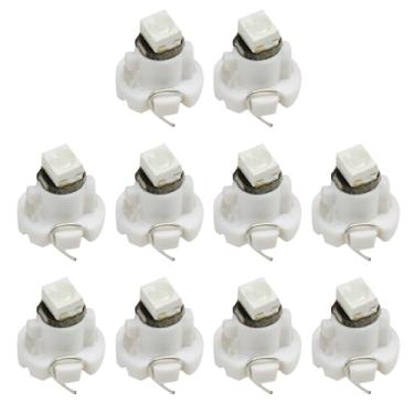 Imagem de Modengzhe 10 peças de lâmpadas de LED para instrumentos de painel de carro T3, painel brilhante 3020, painel luminoso, painel de painel de substituição, verde