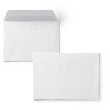Imagem de Envelope Colado Branco Liso 16x10 cm - 100 Unidades de Papel Offset - 