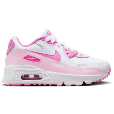 Imagem de Nike Tênis infantil Air Max 90 (FZ3558-100, branco/espuma rosa/rosa divertido), Branco/espuma rosa/rosa divertido, 16