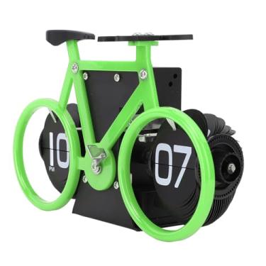 Imagem de Relógio Mecânico Flip Vintage, Relógio de Mesa Em Formato de Bicicleta, Retro Mecânico, Alimentado por Bateria, Temporizador, Lembrete, Relógio de Mesa para Escritório e Casa