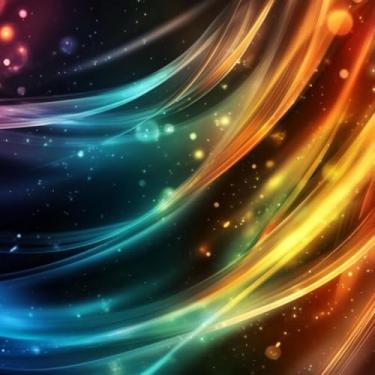 Imagem de Quadro Decorativo Colorido com Estampa Artística e Frases Inspiradoras para Sala Quarto Escritório 50x50cm