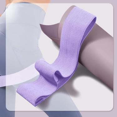 Imagem de 1 pacote de faixas de resistência para exercícios, elásticos para academia em casa e alongamento, equipamento de exercício para mulheres e homens – ótimo para ioga, pilates, treinamento de pernas e