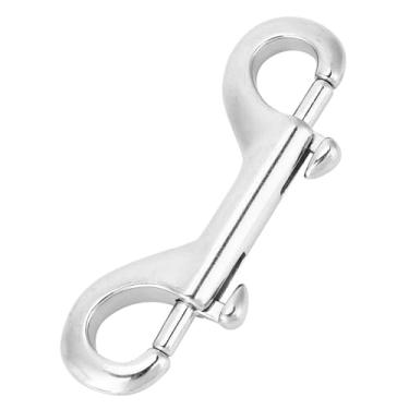 Imagem de Clipe de Gancho de Extremidade Dupla de Aço Inoxidável, Parafuso de Pressão, Fivela de Mergulho Durável para Acessórios de Mergulho (65mm)