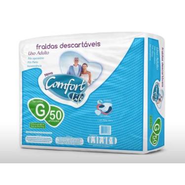 Imagem de Fralda Adulto Descartável Confort Life Hiper G 50 unids - Confort Line