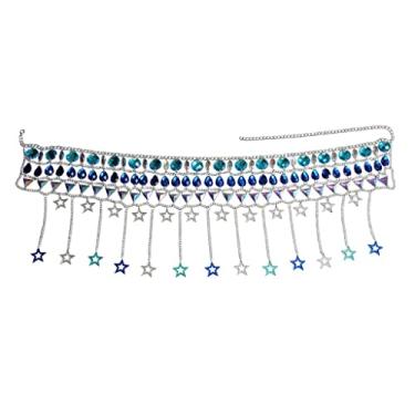 Imagem de Saia feminina luxuosa com corrente de strass e borla - joia ajustável na cintura, perfeita para fantasias de praia e cosplay, Não disponível, não disponível