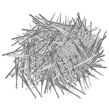 Imagem de Agulhas para máquina de costura, 500 peças, metal premium, resistência ao desgaste, durável, universal, uso industrial doméstico, para tecidos finos, médios e grossos (Nº 14 (pacote de 50))