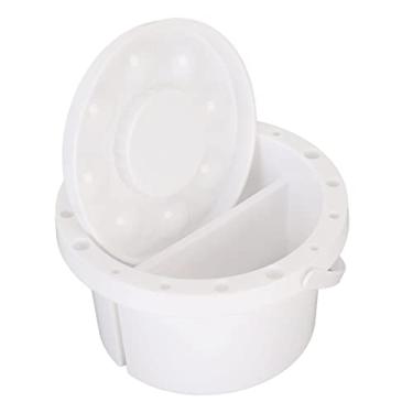 Imagem de Jwthee Copo de água de tinta, enxágue de pincel, lavador de pincel dobrável, suporte portátil de silicone, balde de lavagem, copo de água para pintura a óleo em aquarela