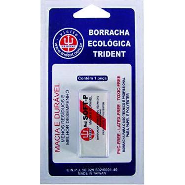 Imagem de Borracha, Trident, Soft-Pb, Branca, Pequena