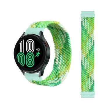 Imagem de Pulseira Trançada Solo Loop De 22mm 20mm Para Samsung Galaxy Watch E A