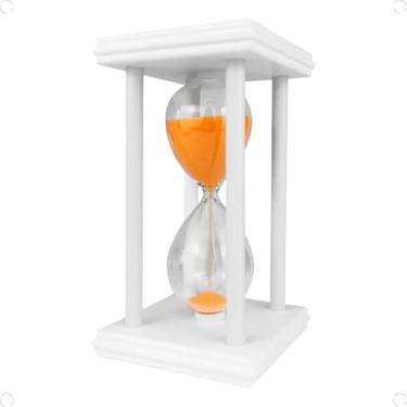 Imagem de Ampulheta de Madeira 30 Min • Kits com Lupa 90mm ou Difusor Aromático • Decoração, Estudo, Terapia e Presentes (Ampulheta de Madeira 30 Minutos)