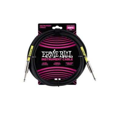 Imagem de Cabo P/ Instrumento BAIXO GUITARRA 3 MTS P06048 Ernie Ball