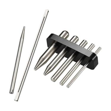 Imagem de Stgfyxgs Conjunto de 7 peças de ferramentas metálicas para modelismo DIY, incluindo ferramenta para torcer abas, em aço de alta performance para quebra-cabeças