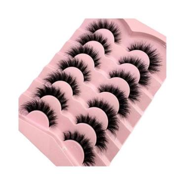 Imagem de Cílios Postiços De Visón Sintético Com Aparência Natural E Volumosa, 7
