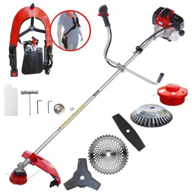 Imagem de Roçadeira Rt43l 2t Com Carretel + Facas 2p 3p 40d E Escova