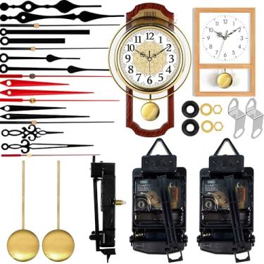 Imagem de Mecanismo de movimento de quartzo de alto torque kit de relógio de substituição com capas protetoras pares de ponteiros de relógio para reparo peças de relógio comprimentos de eixo 16 mm
