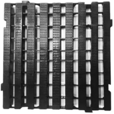 Imagem de Piso Plastico Estrado Vazado 50x50cm - Preto