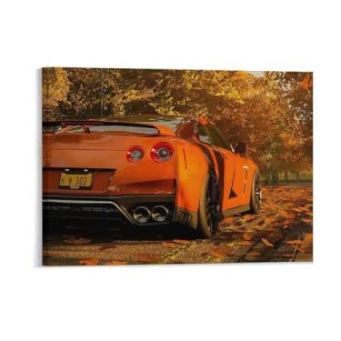 Imagem de HouLaiZhe Jdm Carro Esporte Outono Fallout Posters Tela Estética Decoração de Parede Pintura de Parede Impressões Sala de Galeria Decoração de Parede para Quarto Sala de Estar Escritório 18 x 24