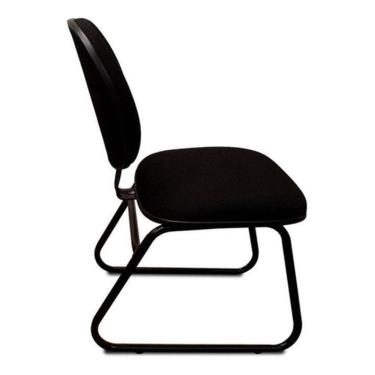 Imagem de Cadeira Executiva Escritório Home Office Preta Almofada