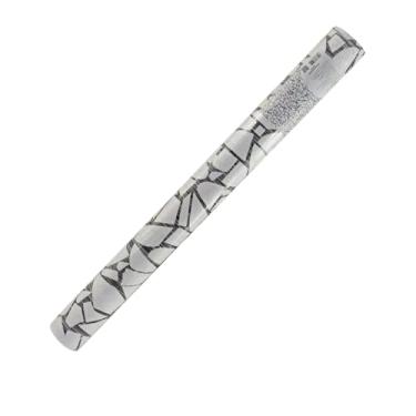 Imagem de Papel de Parede Adesivo PVC Estampa Pedregulhos, 5 Metros x 45cm, Lavável, Kit com 2 Unidades