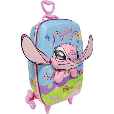 Imagem de Mochila Infantil com Rodinha STITCH ANGEL - Disney / Stitch