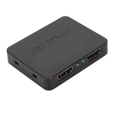 Imagem de KIMISS Divisor de Interface Multimídia 4K HD 1 Em 2 Saídas para Monitores Duplos - Suporta Full HD 1080P e 3D - Ideal para TVs, Consoles de Jogos, PCs e Muito Mais