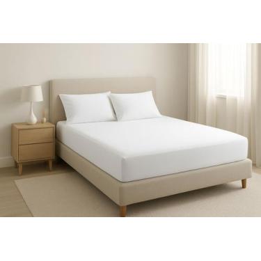 Imagem de Jogo de Lençol Super King 3 Peças Algodão Percal 200 fios - RT ENXOVAI