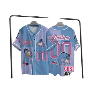 Imagem de Camisas De Beisebol Personalizadas Com Nome E Número Do Winnie the Poo