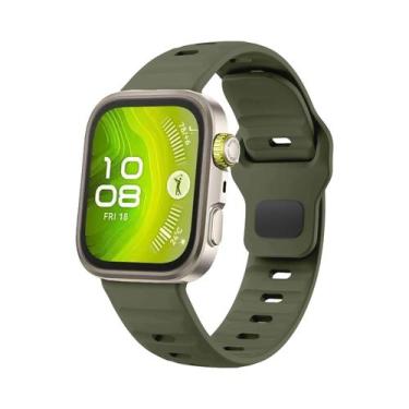 Imagem de Pulseira Esportiva De Silicone Respirável Para Huawei Watch Fit 4 Pro/