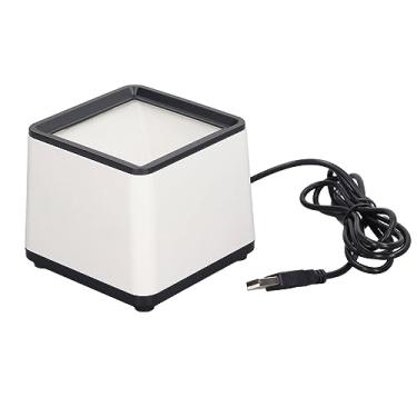 Imagem de Fafeicy Leitor de Código de Barras de Mesa, Scanner de Código de Barras de Mãos 2D Com Anúncio de Voz para Uso Comercial e de Varejo