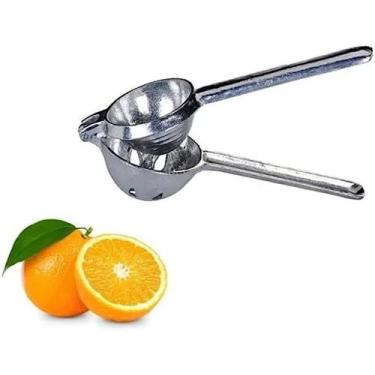 Imagem de Espremedor Amassador Manual de Laranja Aluminio Grande - PANAMI - Edal