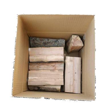 Imagem de LOERSS Lenha lenha natural seca com câmara, madeira natural para lareira e fogueira, 20 cm-10 lb