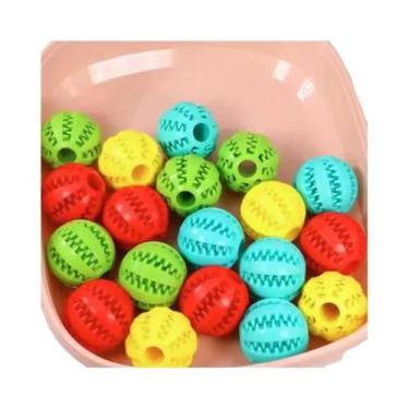 Imagem de Bola De Brinquedo Interativa De Borracha Para Cães, Brinquedo Para Fil