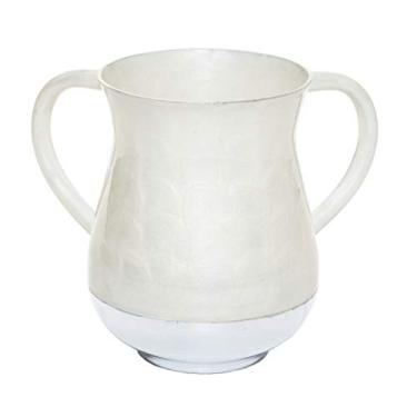 Imagem de Masoret Conjunto: Copo de lavagem de alumínio 12,7 cm – Branco