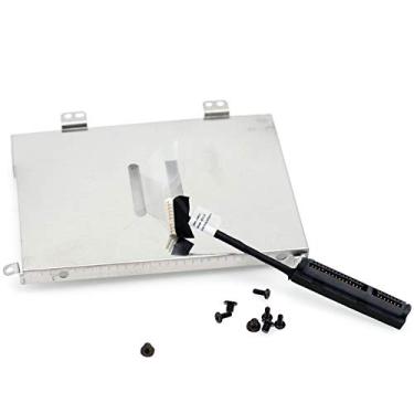 Imagem de Suporte de disco rígido SATA de 2,5" da Deal4GO com conector de cabo HDD SSD para HP ZBook 15 G3 G4 DC020029U00 848231-001