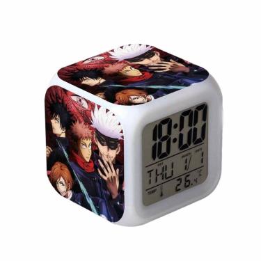 Imagem de Despertador digital LED Jujutsus Kaisens Square 8x8x8cm