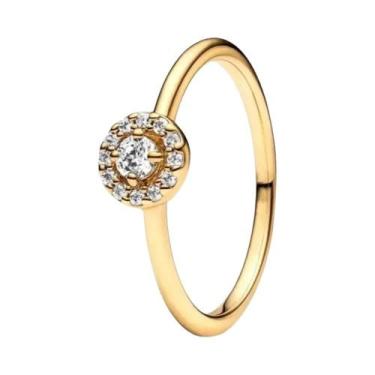 Imagem de Anéis De Zircônia Em Prata Esterlina 925 Para Mulheres, Joias Brilhant