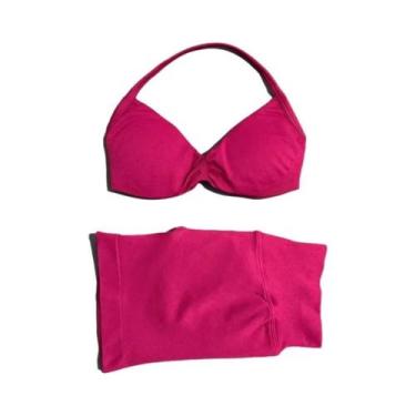 Imagem de Conjunto Esportivo Feminino Com Alças 2 Peças Top De Yoga E Shorts De 